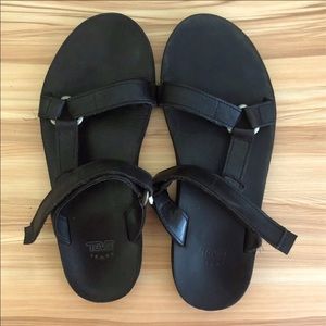Teva Shoes- Teva Universal Leather Slide On Sandal